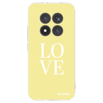 Picasee silikonový průhledný obal pro Xiaomi Redmi Note 15 Pro+ - Love