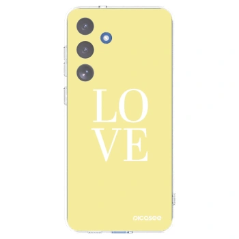 Picasee silikonový průhledný obal pro Samsung Galaxy S25 FE 5G - Love