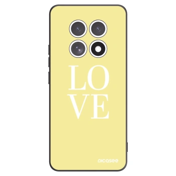 Picasee silikonový černý obal pro Xiaomi Redmi Note 15 - Love