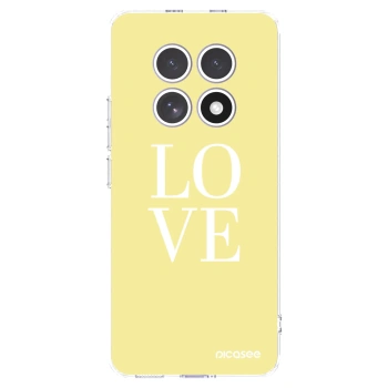 Picasee silikonový průhledný obal pro Xiaomi Redmi Note 15 - Love