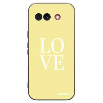 Picasee silikonový černý obal pro Google Pixel 10a - Love