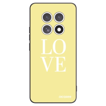 Picasee silikonový černý obal pro Xiaomi Redmi Note 15 5G - Love