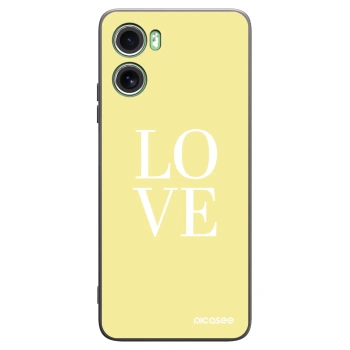 Picasee silikonový černý obal pro Motorola Moto G06 - Love