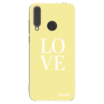 Picasee silikonový průhledný obal pro Honor 20 Lite - Love