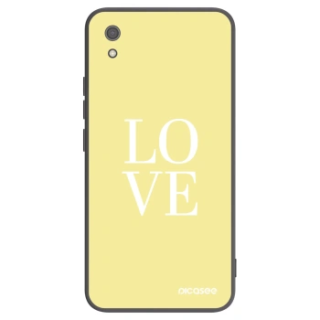 Picasee silikonový černý obal pro Xiaomi Redmi 7A - Love