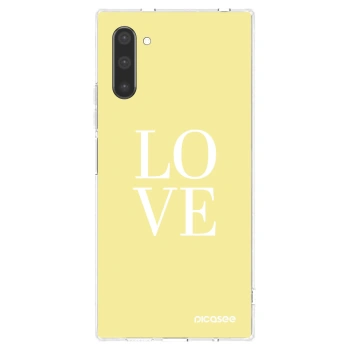 Picasee silikonový průhledný obal pro Samsung Galaxy Note 10 N970F - Love