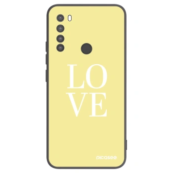 Picasee silikonový černý obal pro Xiaomi Redmi Note 8 - Love