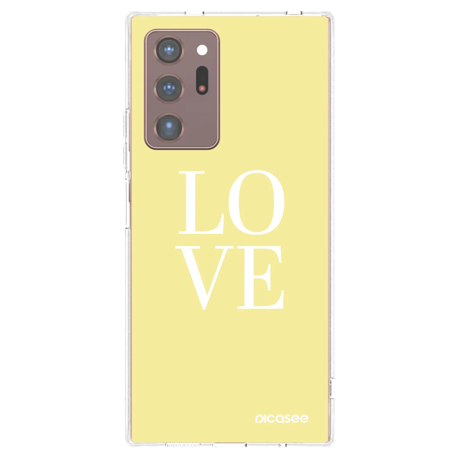 Picasee silikonový průhledný obal pro Samsung Galaxy Note 20 Ultra - Love