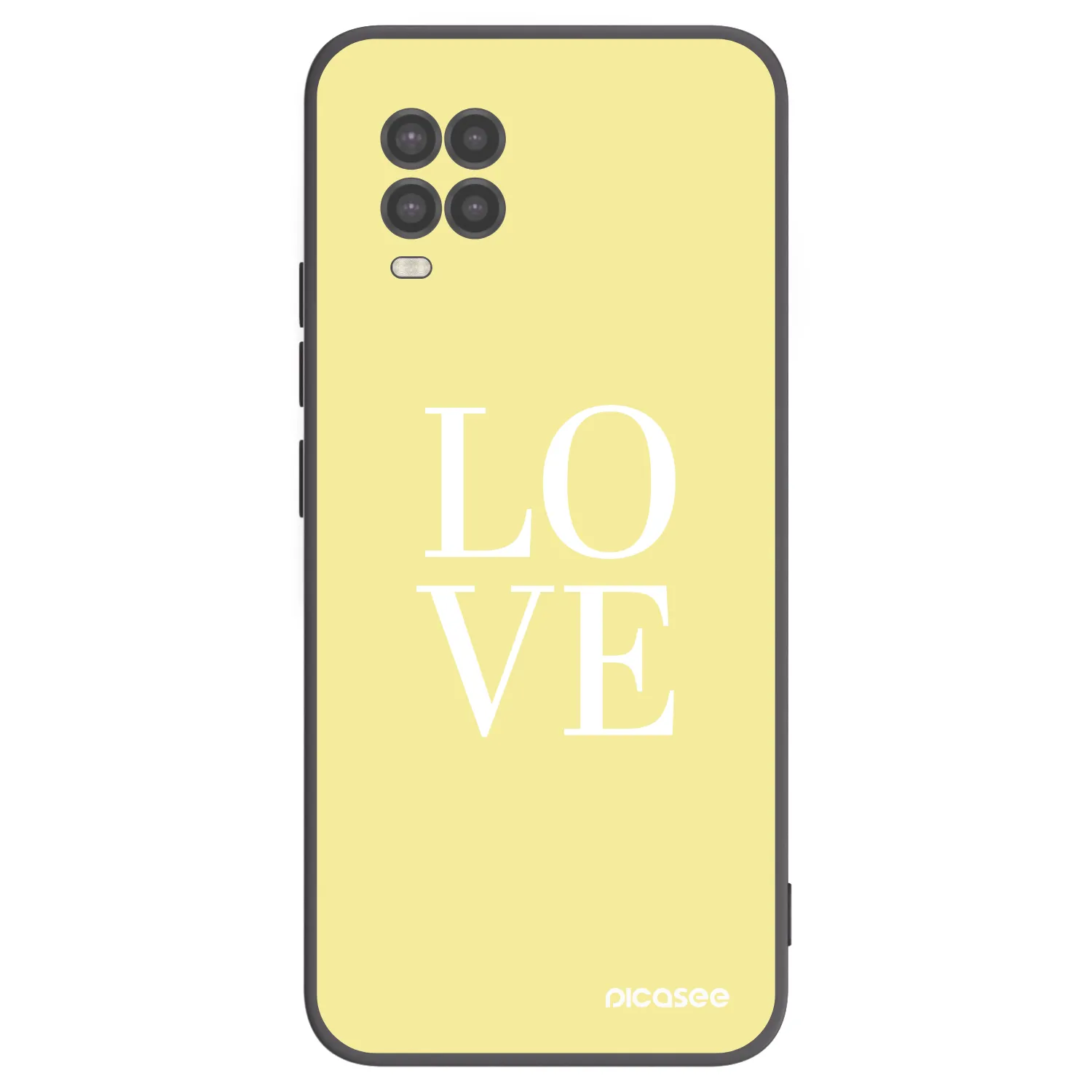 Picasee silikonový černý obal pro Xiaomi Mi 10 Lite - Love