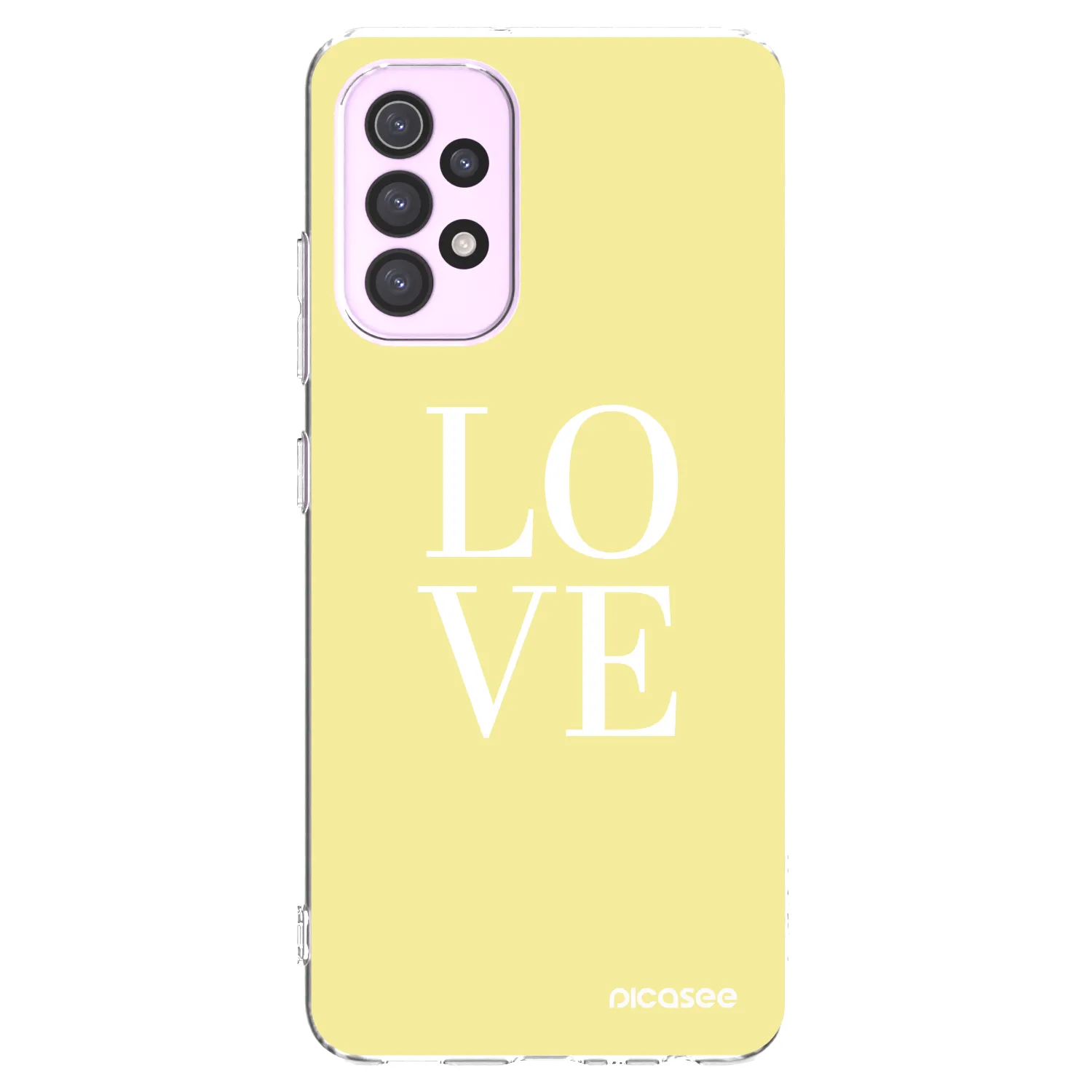 Picasee silikonový průhledný obal pro Samsung Galaxy A32 5G A326B - Love