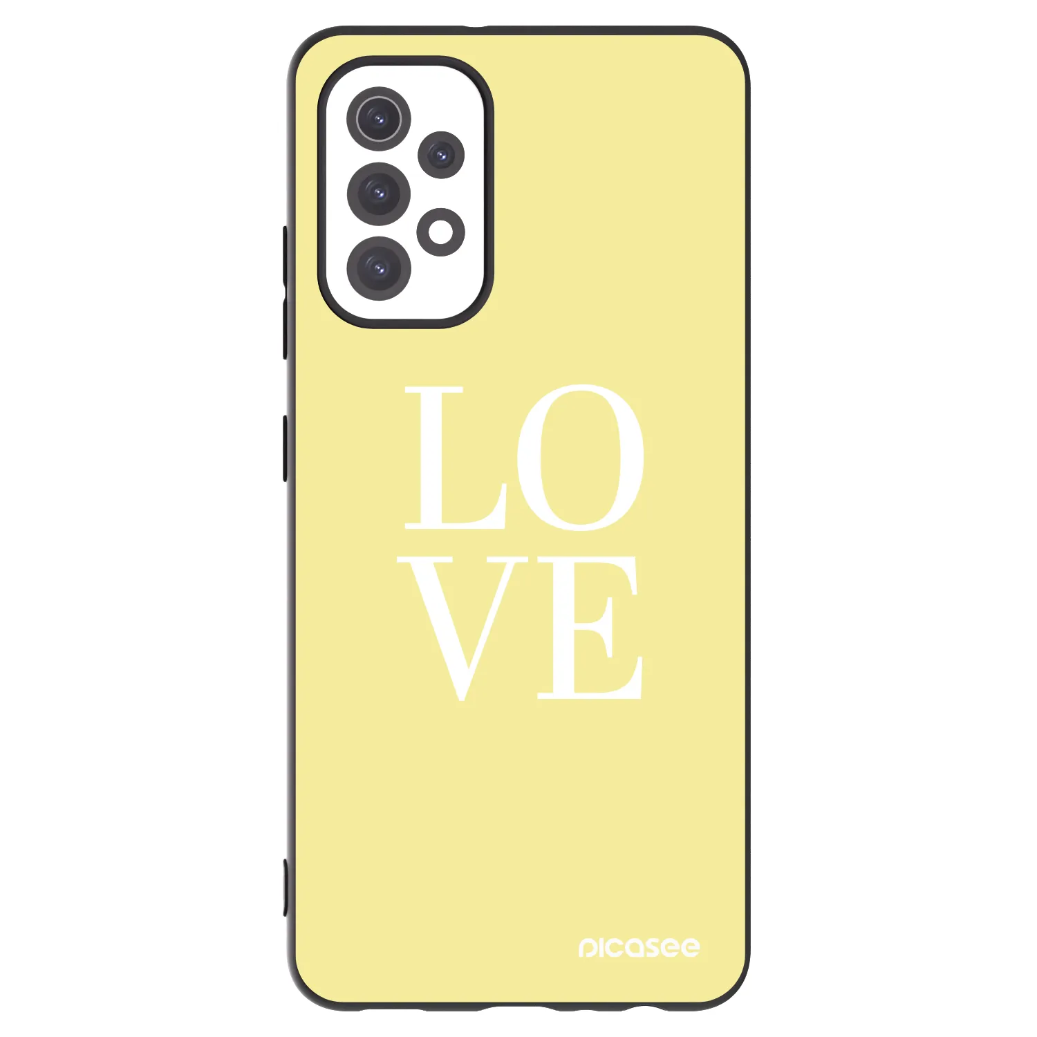 Picasee silikonový černý obal pro Samsung Galaxy A32 5G A326B - Love