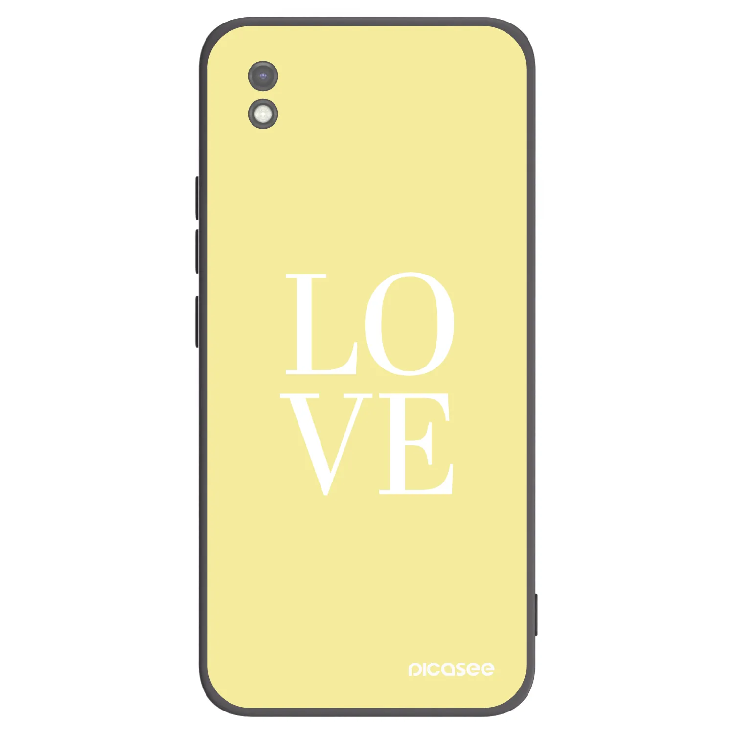 Picasee silikonový černý obal pro Xiaomi Redmi 9AT - Love