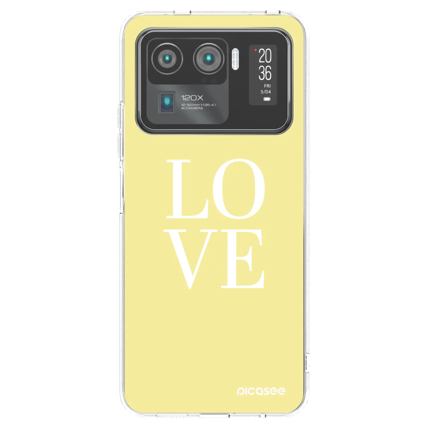 Picasee silikonový průhledný obal pro Xiaomi Mi 11 Ultra - Love