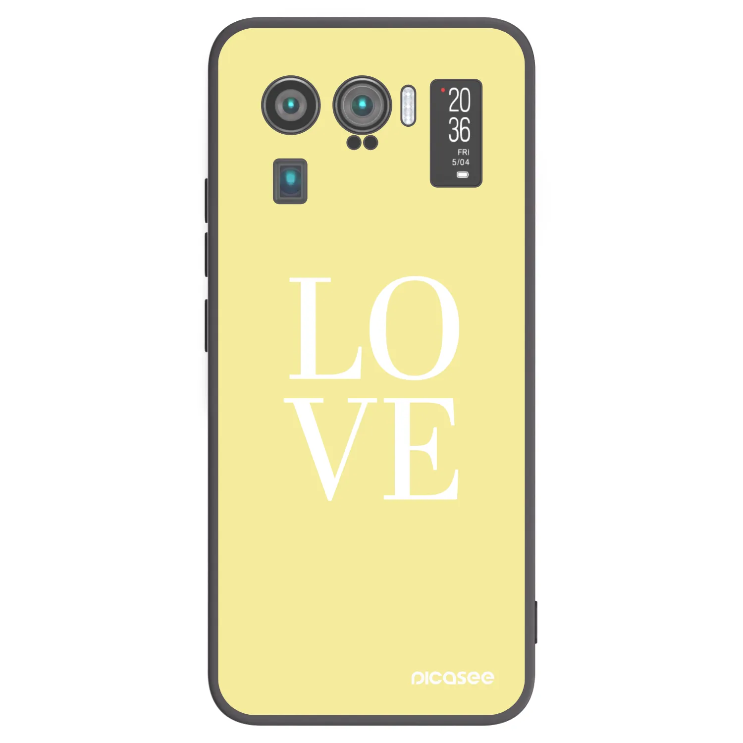 Picasee silikonový černý obal pro Xiaomi Mi 11 Ultra - Love