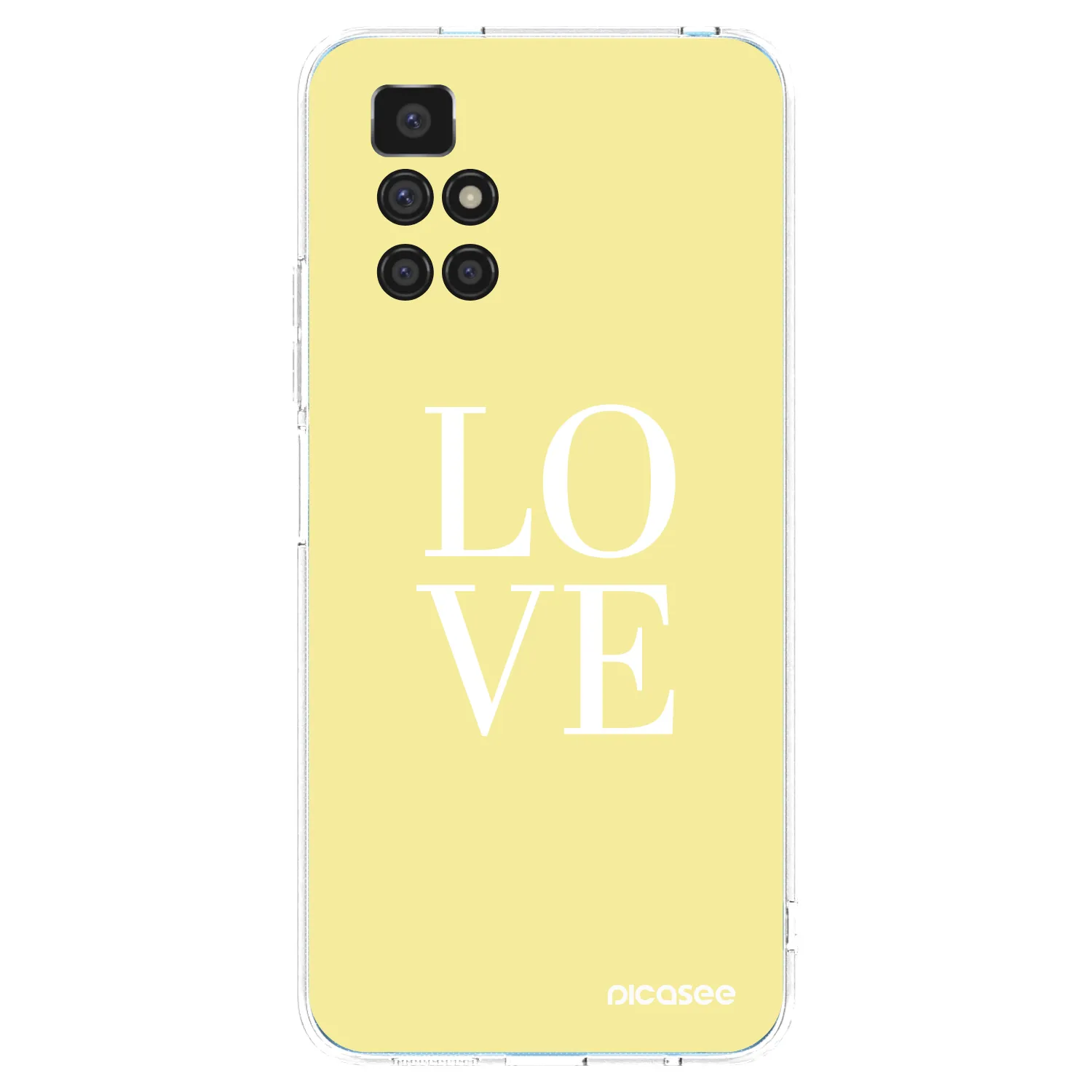 Picasee silikonový průhledný obal pro Xiaomi Redmi 10 - Love