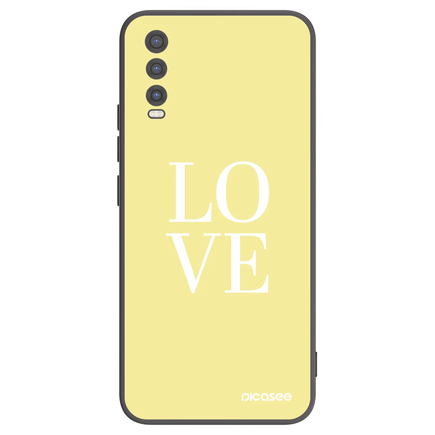 Picasee silikonový černý obal pro Vivo Y20s - Love