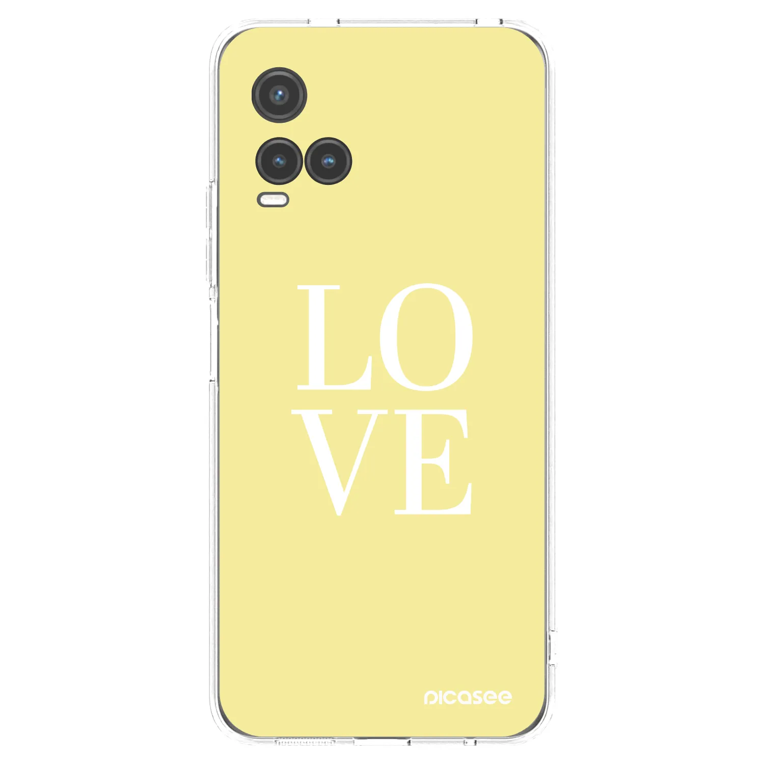 Picasee silikonový průhledný obal pro Vivo Y33s - Love
