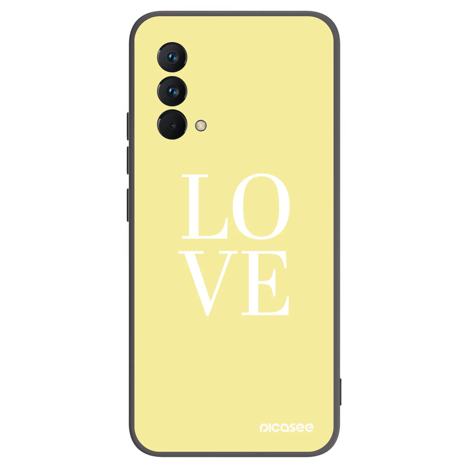 Picasee silikonový černý obal pro Realme GT Master Edition 5G - Love