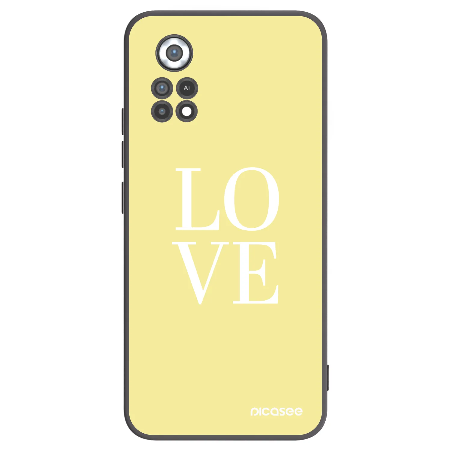 Picasee silikonový černý obal pro Xiaomi Poco X4 Pro 5G - Love