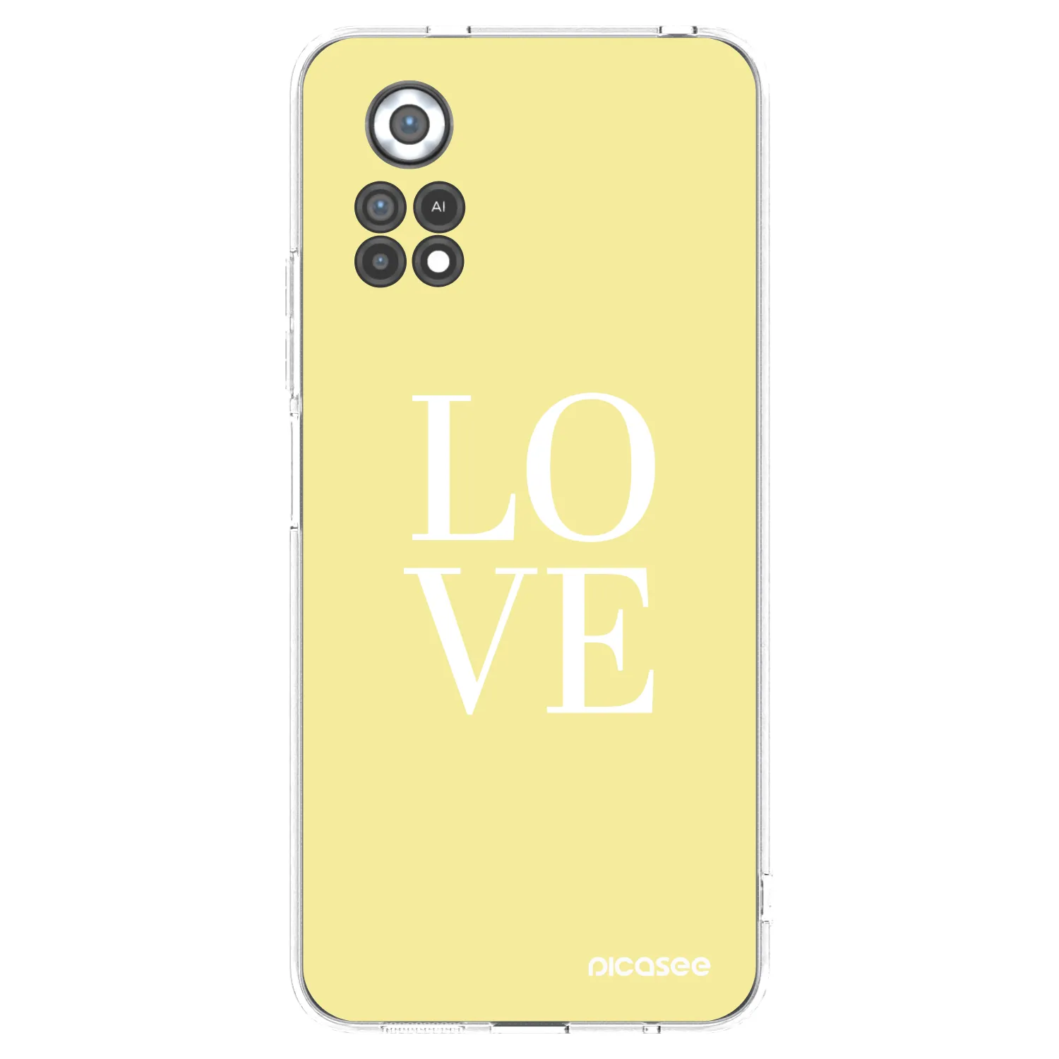 Picasee silikonový průhledný obal pro Xiaomi Poco X4 Pro 5G - Love