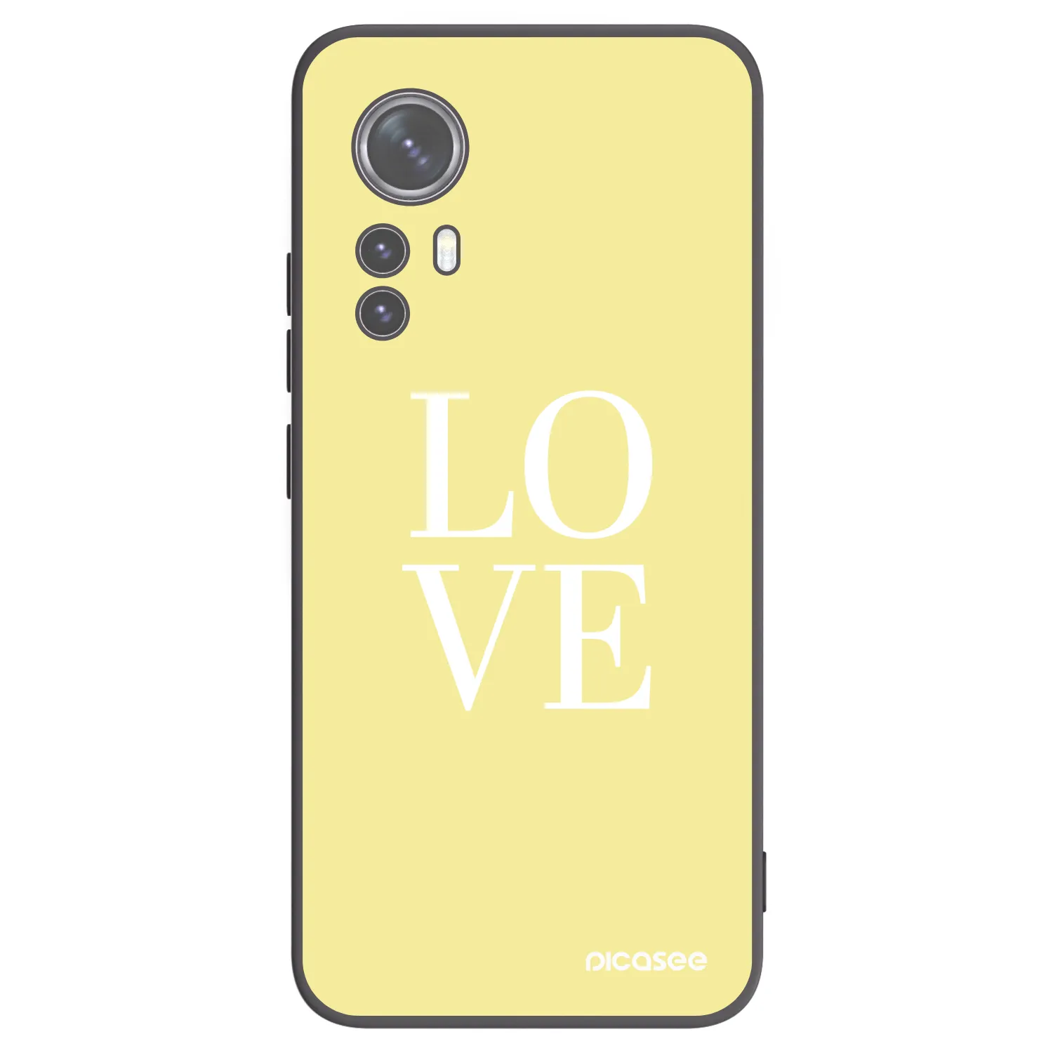 Picasee silikonový černý obal pro Xiaomi 12X - Love