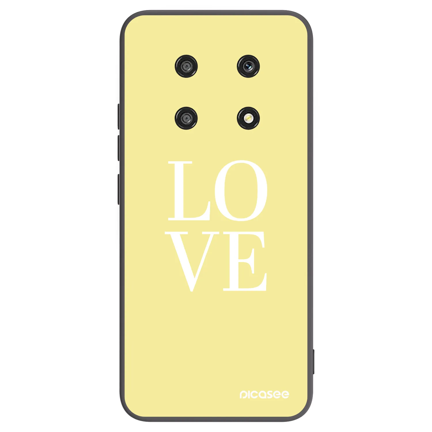 Picasee silikonový černý obal pro Honor Magic4 Lite 5G - Love