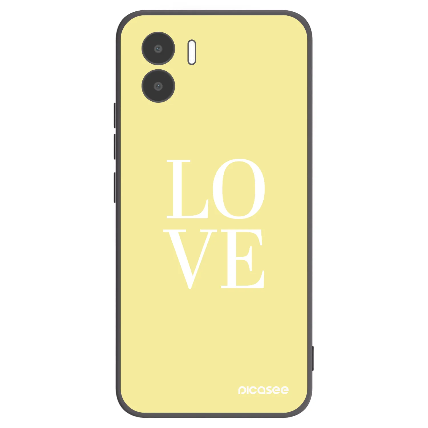 Picasee silikonový černý obal pro Xiaomi Redmi A1 - Love