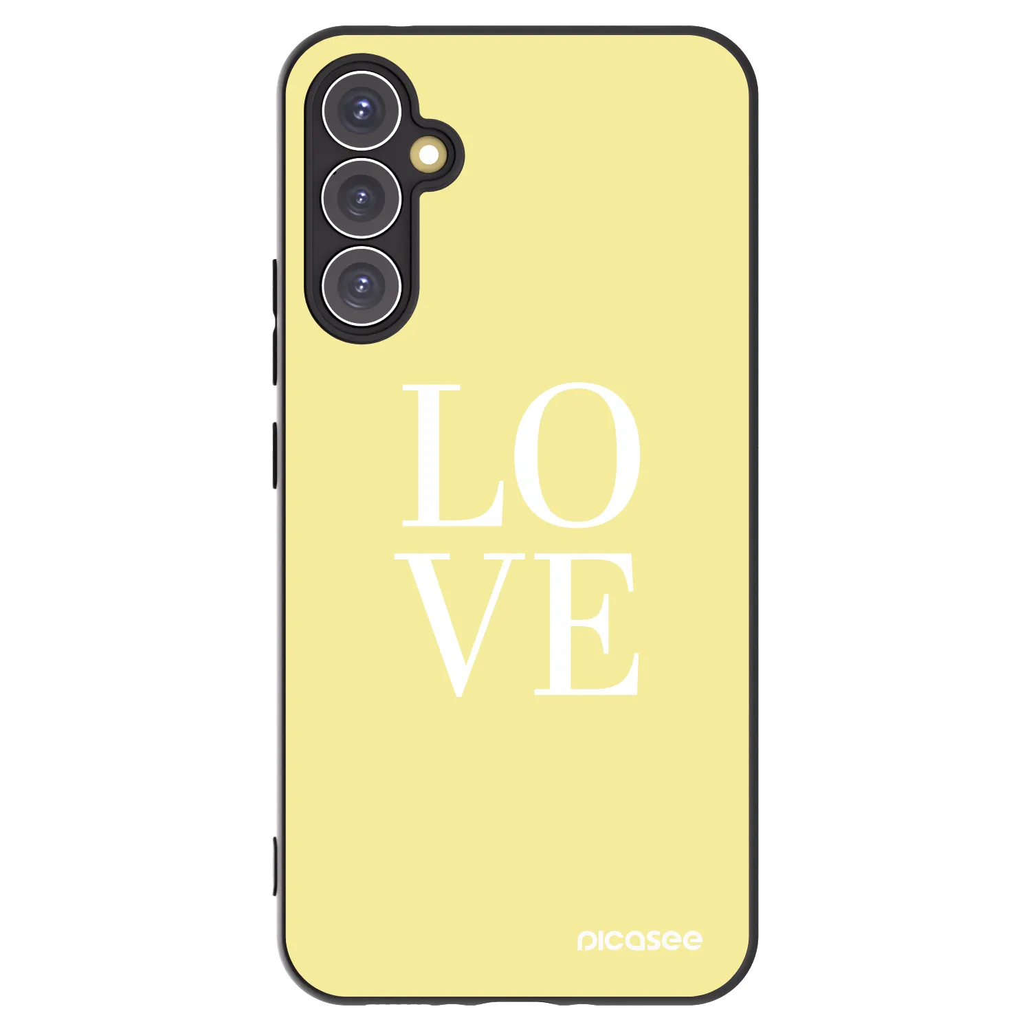 Picasee silikonový černý obal pro Samsung Galaxy A34 5G A346B - Love