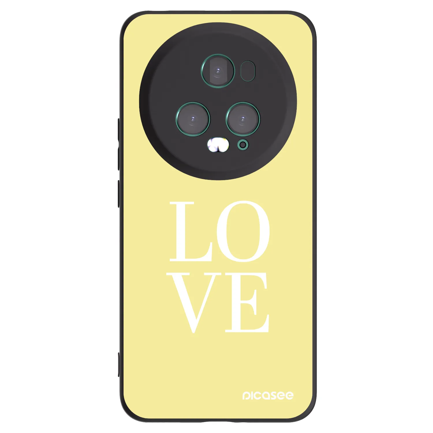 Picasee silikonový černý obal pro Honor Magic5 Pro - Love