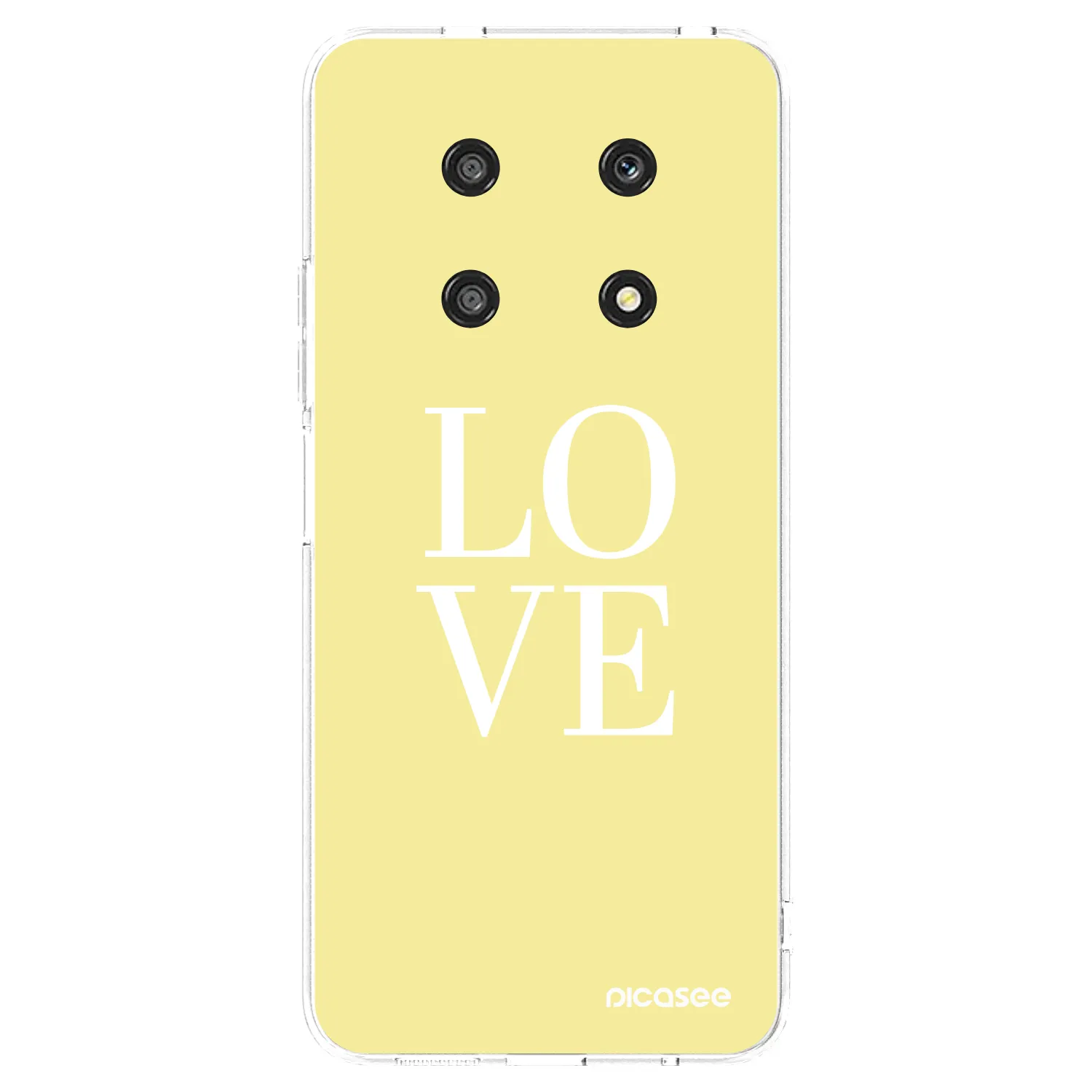 Picasee silikonový průhledný obal pro Honor Magic4 Lite 5G - Love