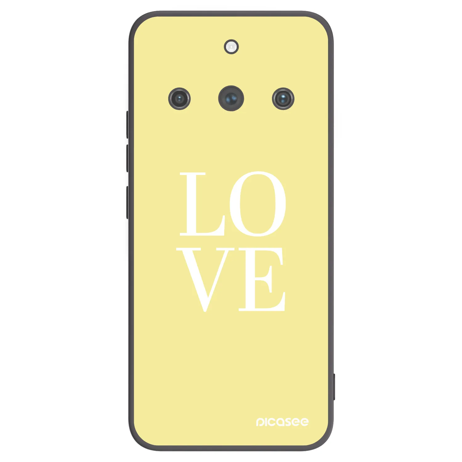 Picasee silikonový černý obal pro Realme 11 Pro+ - Love