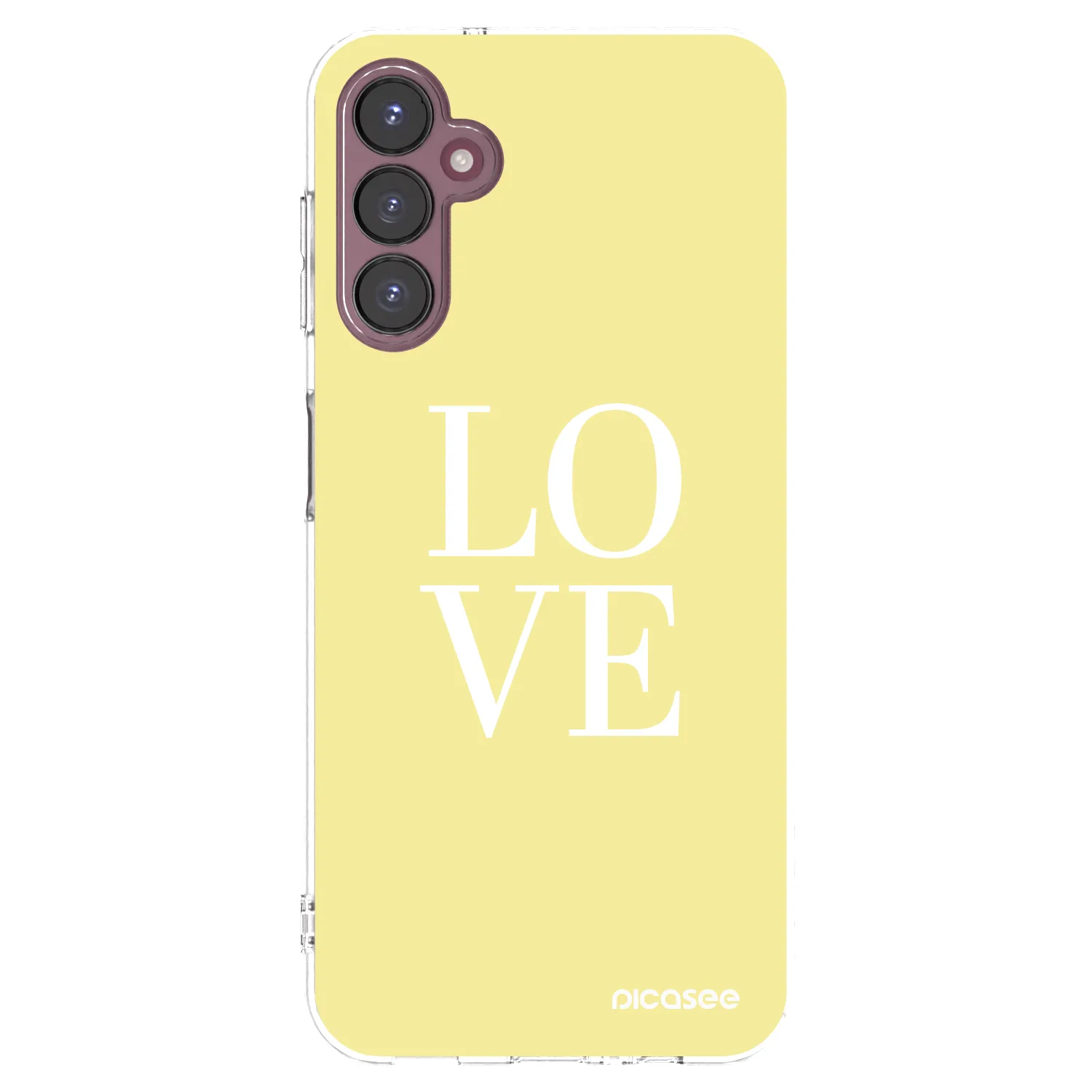 Picasee silikonový průhledný obal pro Samsung Galaxy A05s A057G - Love