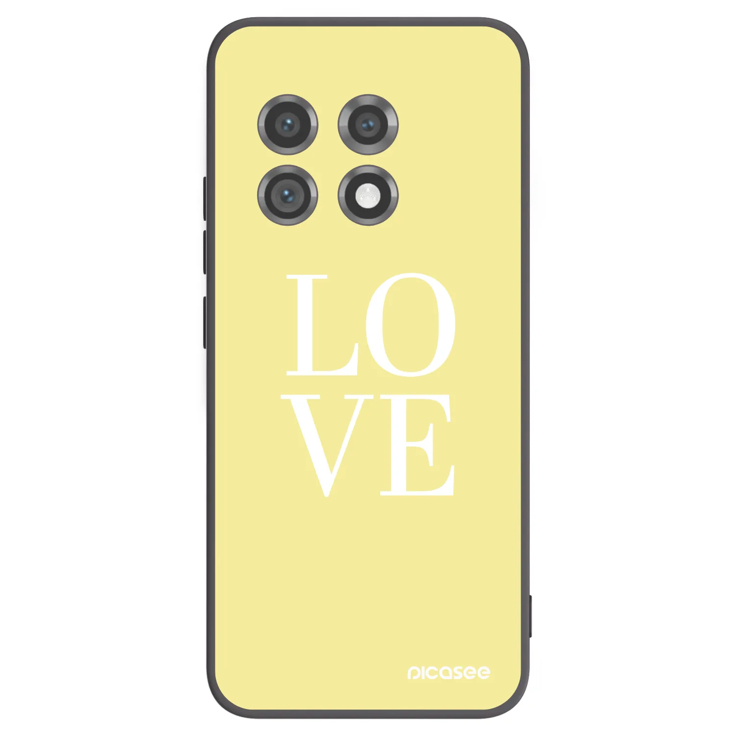 Picasee silikonový černý obal pro OnePlus 11 5G - Love