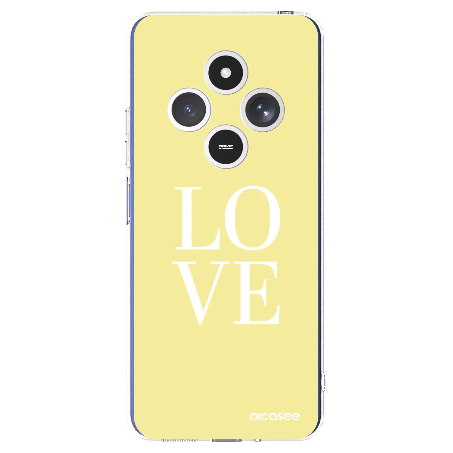 Picasee silikonový průhledný obal pro Xiaomi Redmi 14C - Love