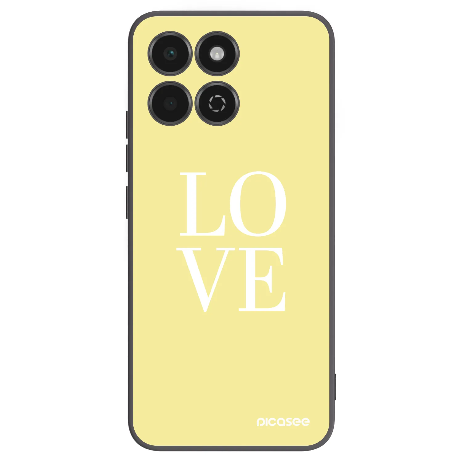Picasee silikonový černý obal pro Honor 200 Smart 5G - Love