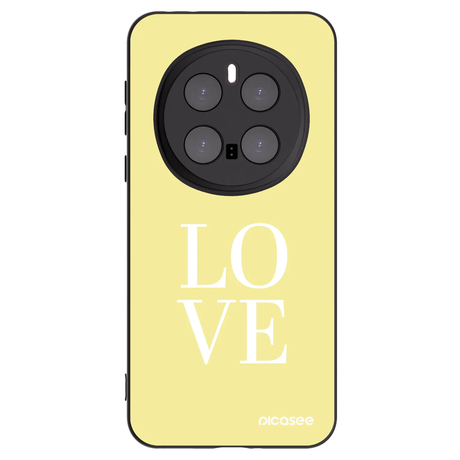 Picasee silikonový černý obal pro Honor Magic7 Pro 5G - Love