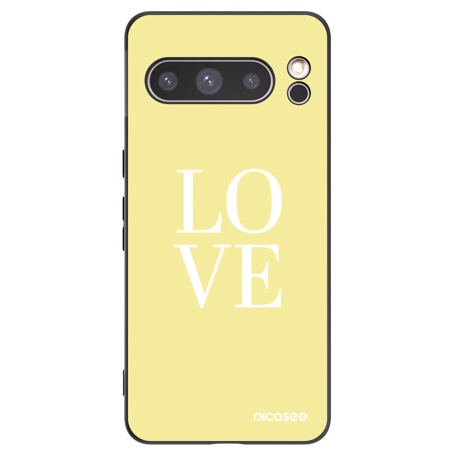 Picasee silikonový černý obal pro Google Pixel 8 Pro - Love