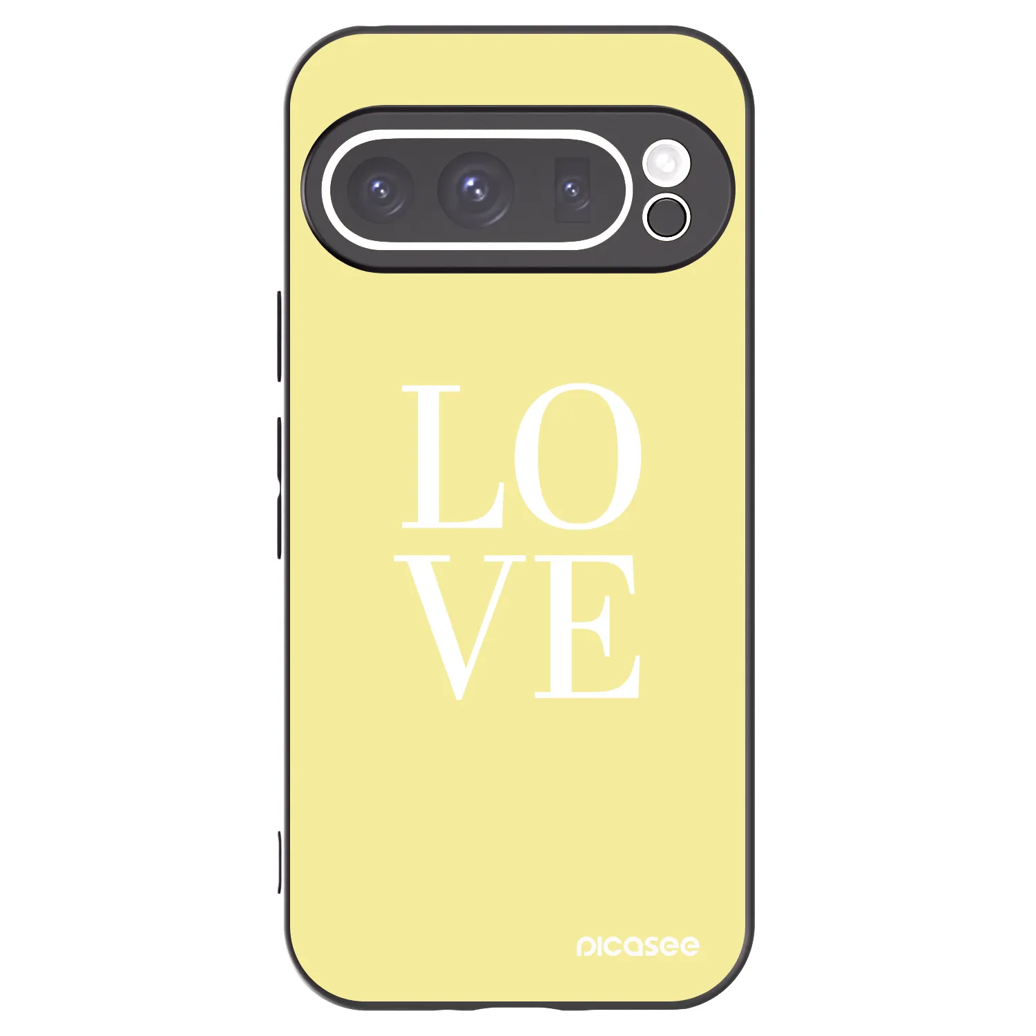 Picasee silikonový černý obal pro Google Pixel 9 Pro - Love