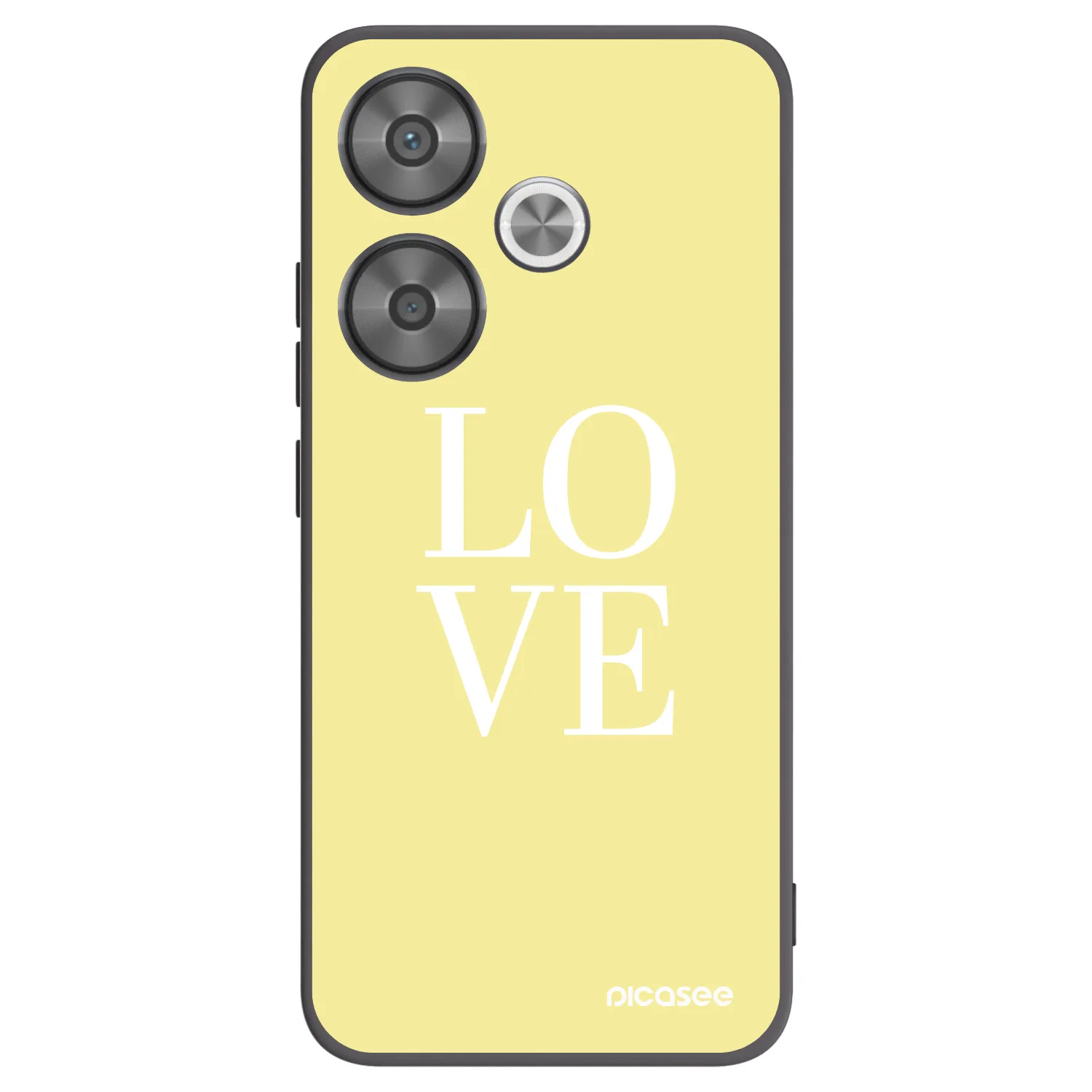 Picasee silikonový černý obal pro Xiaomi Poco F6 - Love