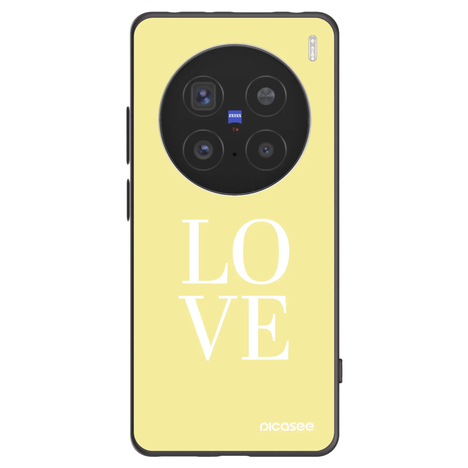 Picasee silikonový černý obal pro Vivo X200 Pro - Love