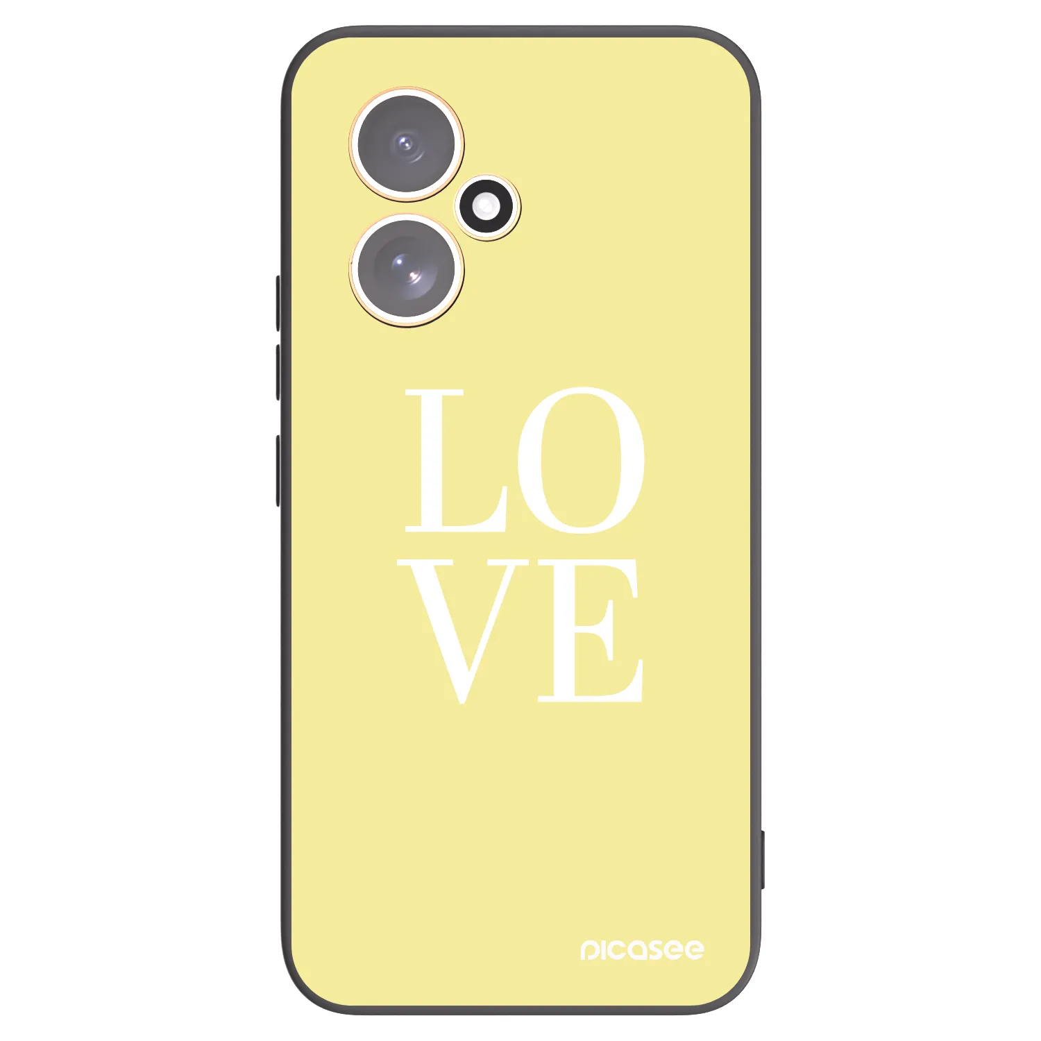 Picasee silikonový černý obal pro Honor 400 5G - Love