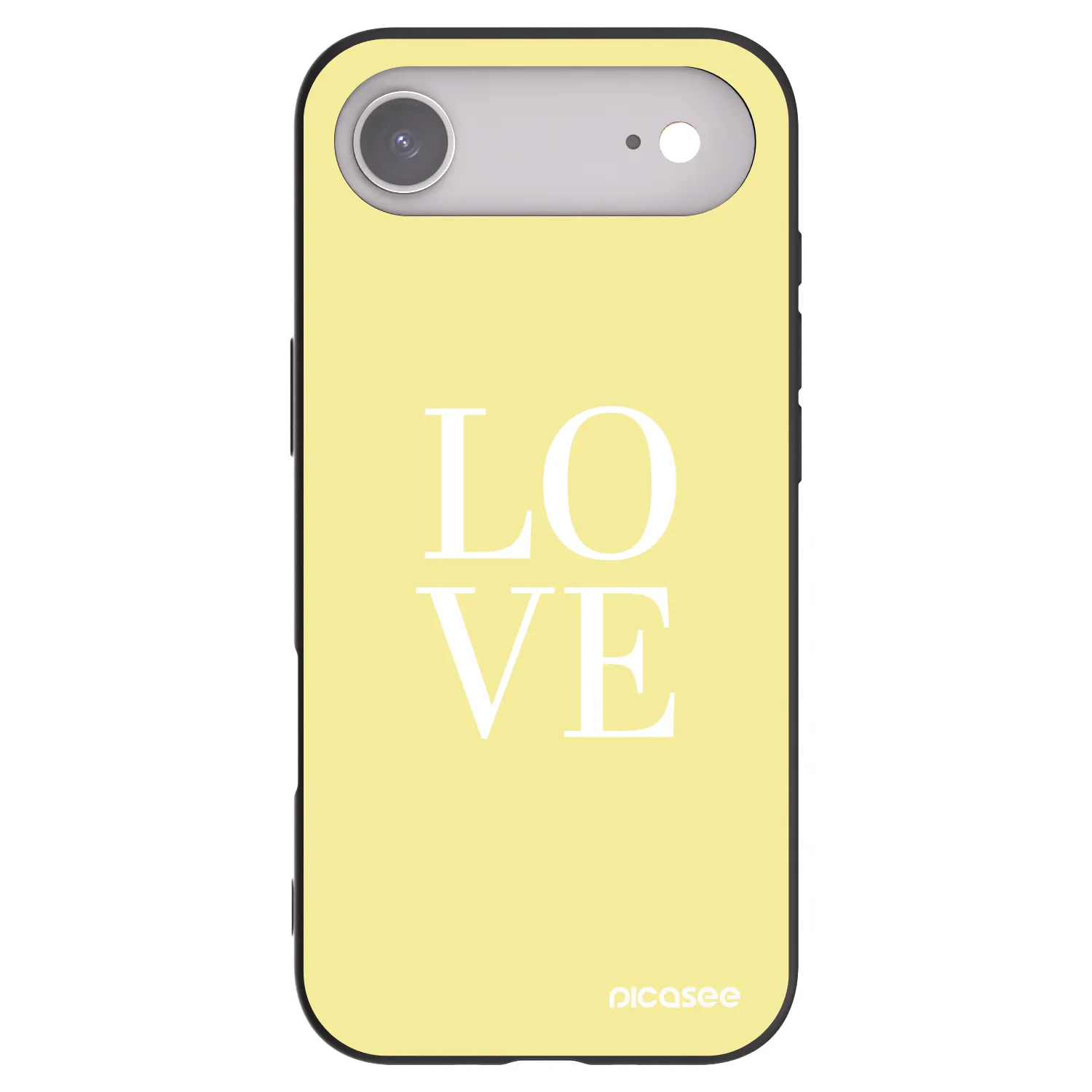 Picasee silikonový černý obal pro Apple iPhone Air - Love
