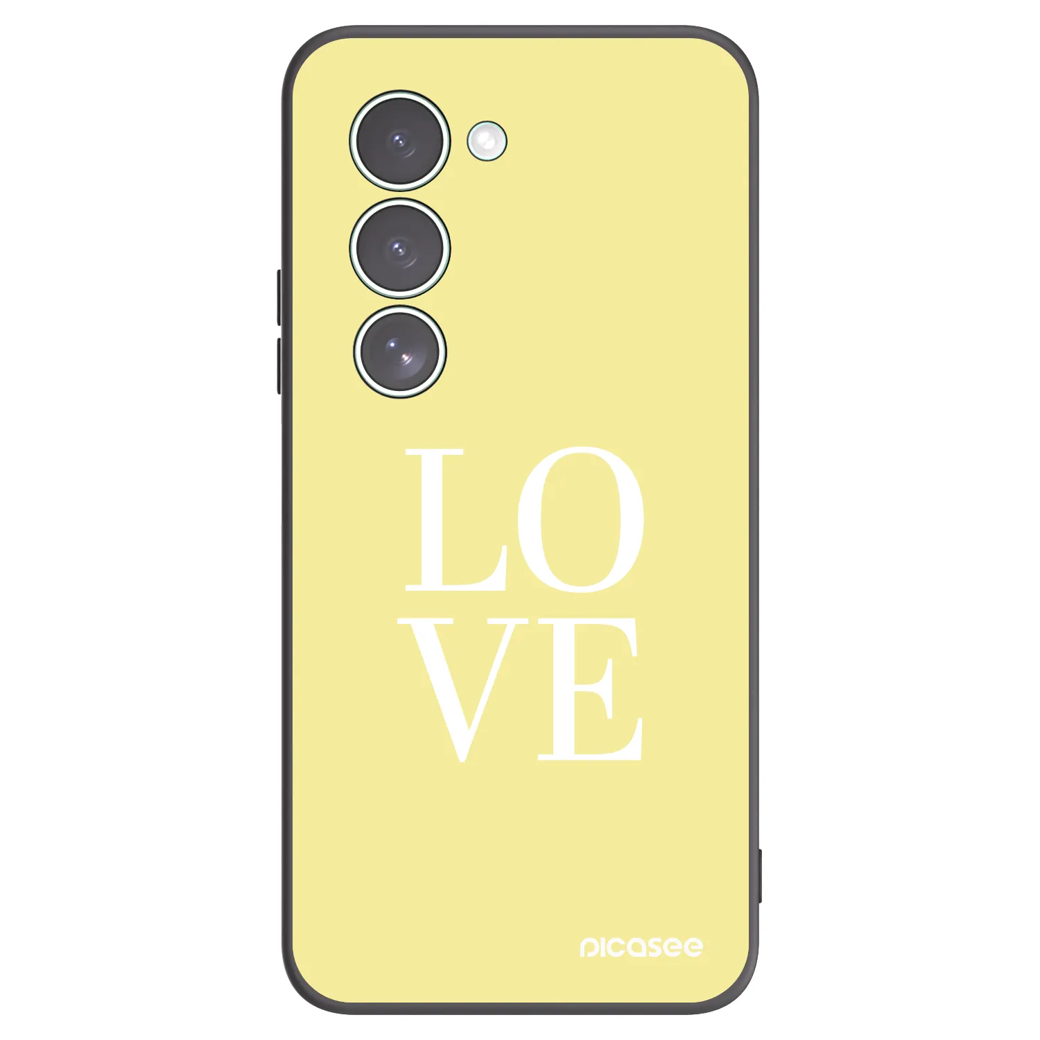 Picasee silikonový černý obal pro Xiaomi Redmi 15 5G - Love
