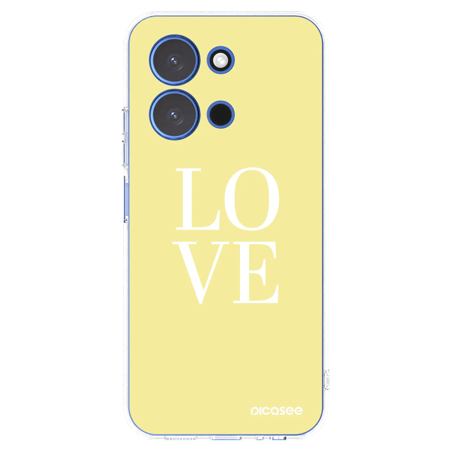 Picasee silikonový průhledný obal pro Xiaomi Redmi 15C 4G - Love