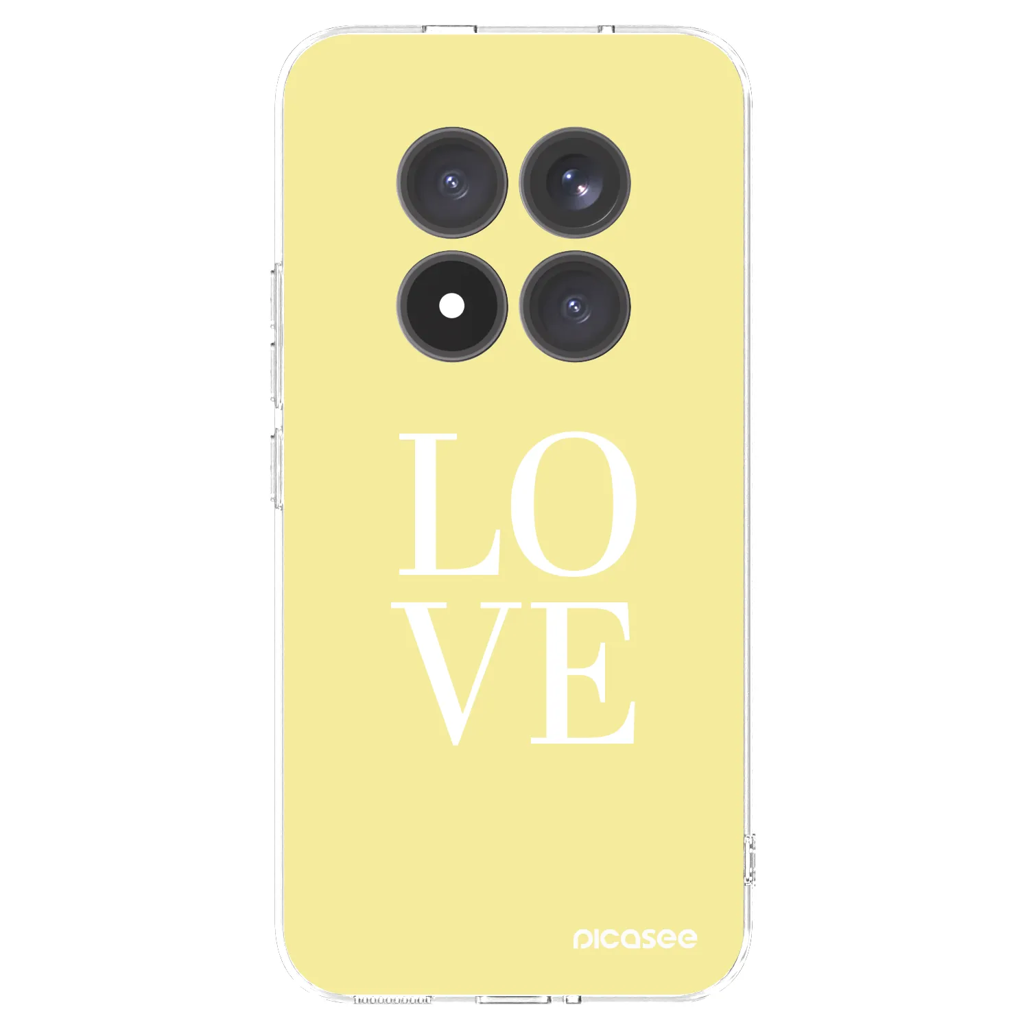 Picasee silikonový průhledný obal pro Xiaomi Redmi Note 15 Pro+ - Love