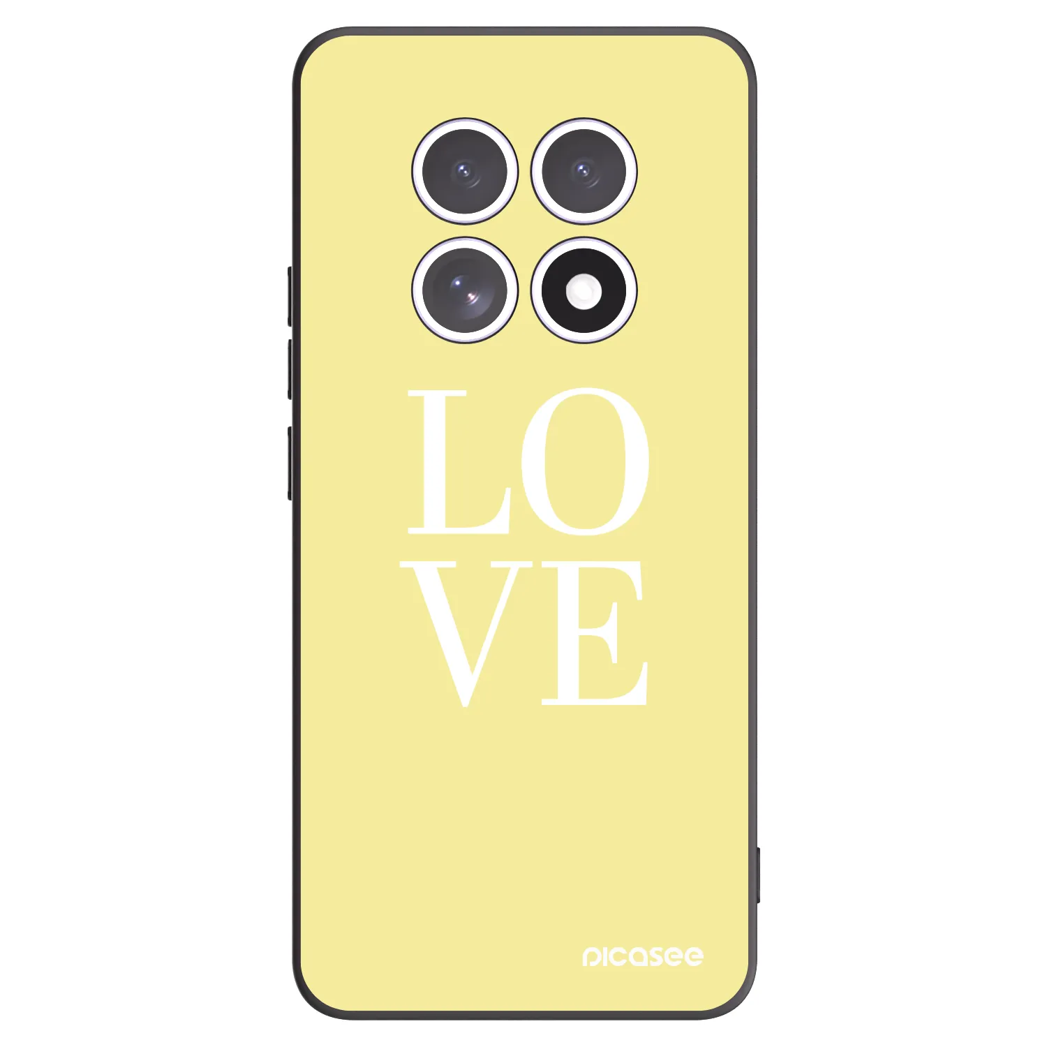 Picasee silikonový černý obal pro Xiaomi Redmi Note 15 - Love