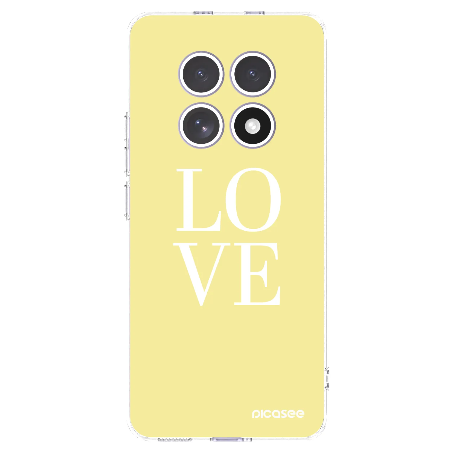 Picasee silikonový průhledný obal pro Xiaomi Redmi Note 15 - Love