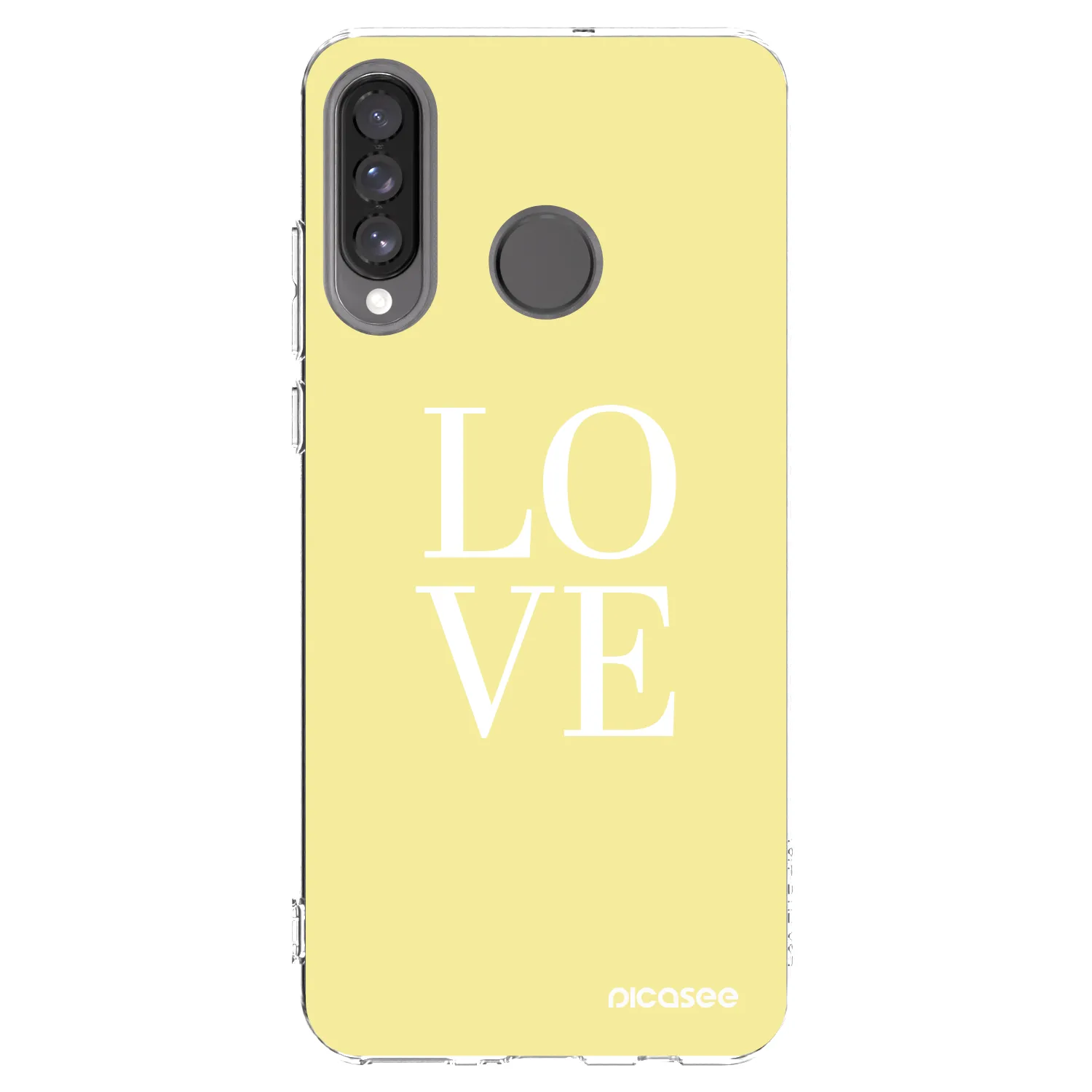 Picasee silikonový průhledný obal pro Huawei P30 Lite - Love