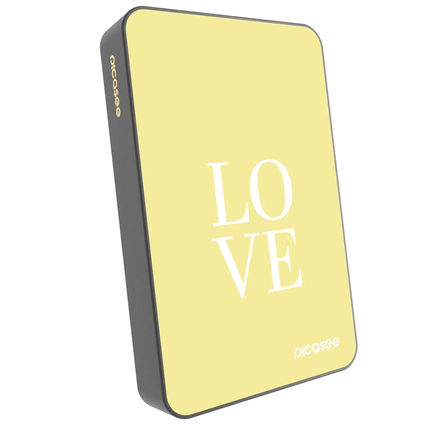 Picasee Powerbanka s MagSafe 10 000 mAh Šedá - Love