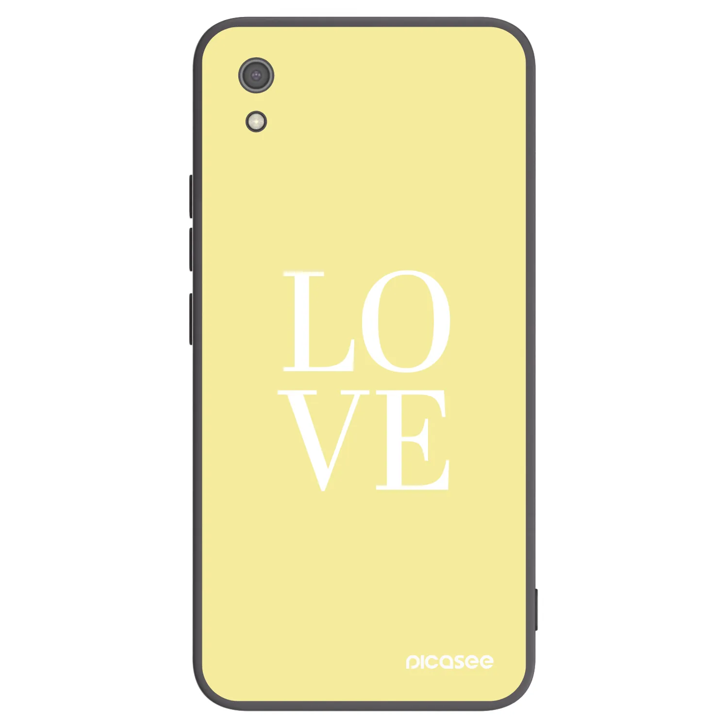 Picasee silikonový černý obal pro Xiaomi Redmi 7A - Love